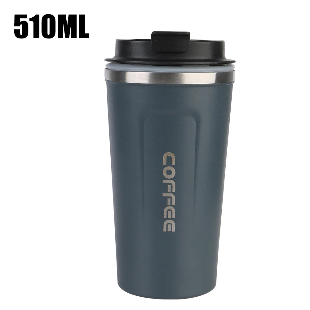 Coffee Mug Leak_Proof Travel Thermo Cup 380/510ML Double Stainless Steel Thermo Cafe Car Thermos Mug for Tea Water Coffee