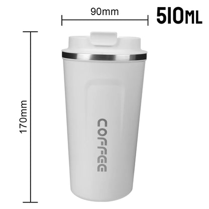 Coffee Mug Leak_Proof Travel Thermo Cup 380/510ML Double Stainless Steel Thermo Cafe Car Thermos Mug for Tea Water Coffee
